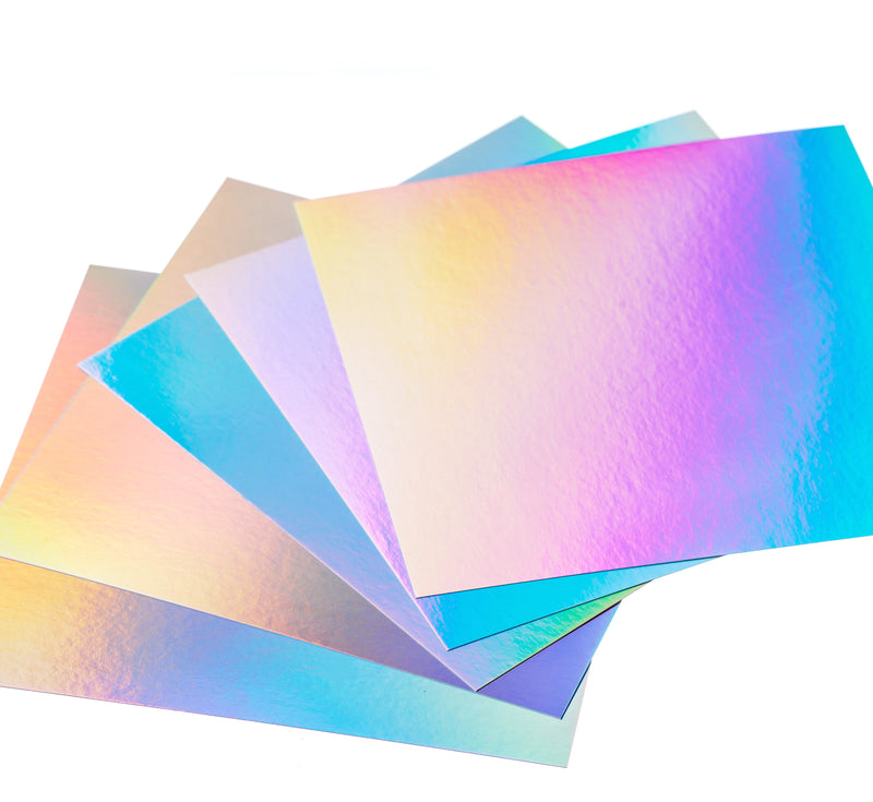 Hunkydory Mirri Rainbow Shimmer Card 10 sheets