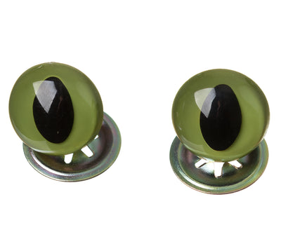 Pack of 5 pairs green cat's eyes