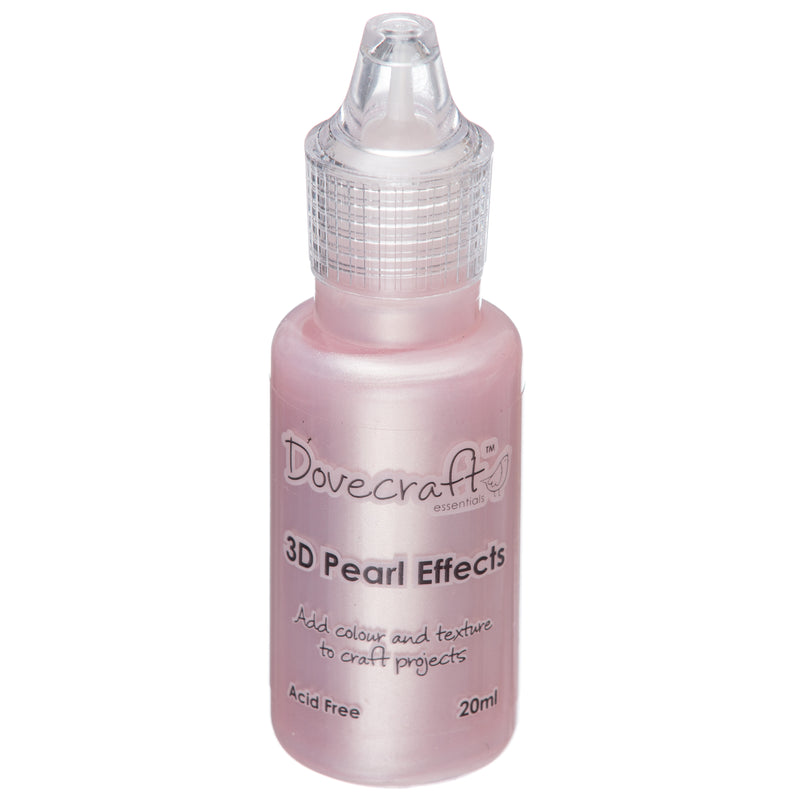 Pastel Pink Dovecraft 3D liquid pearl effects paint pens