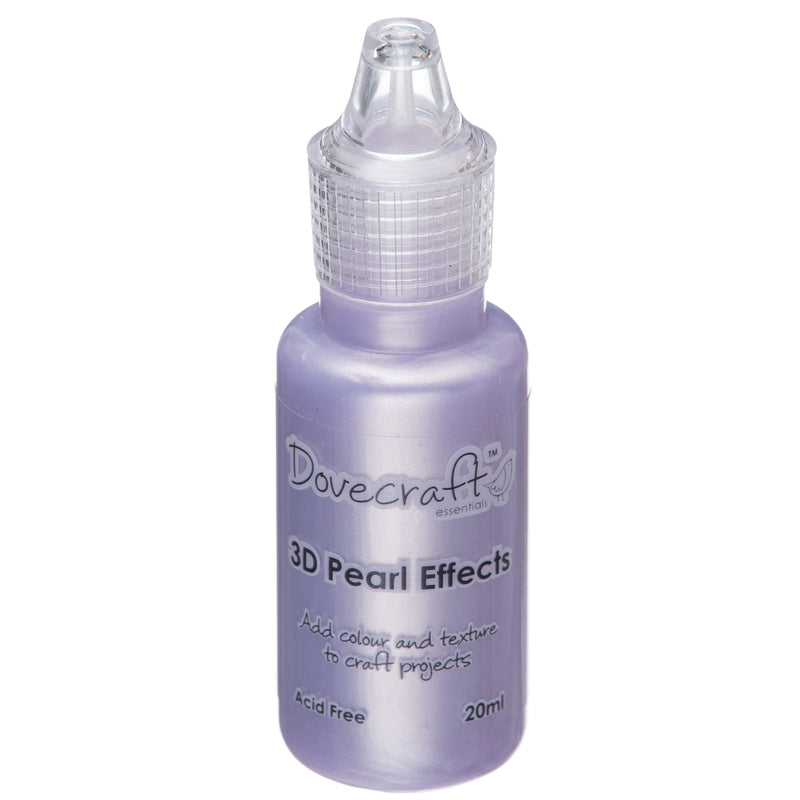Pastel purple Dovecraft 3D liquid pearl effects paint pens