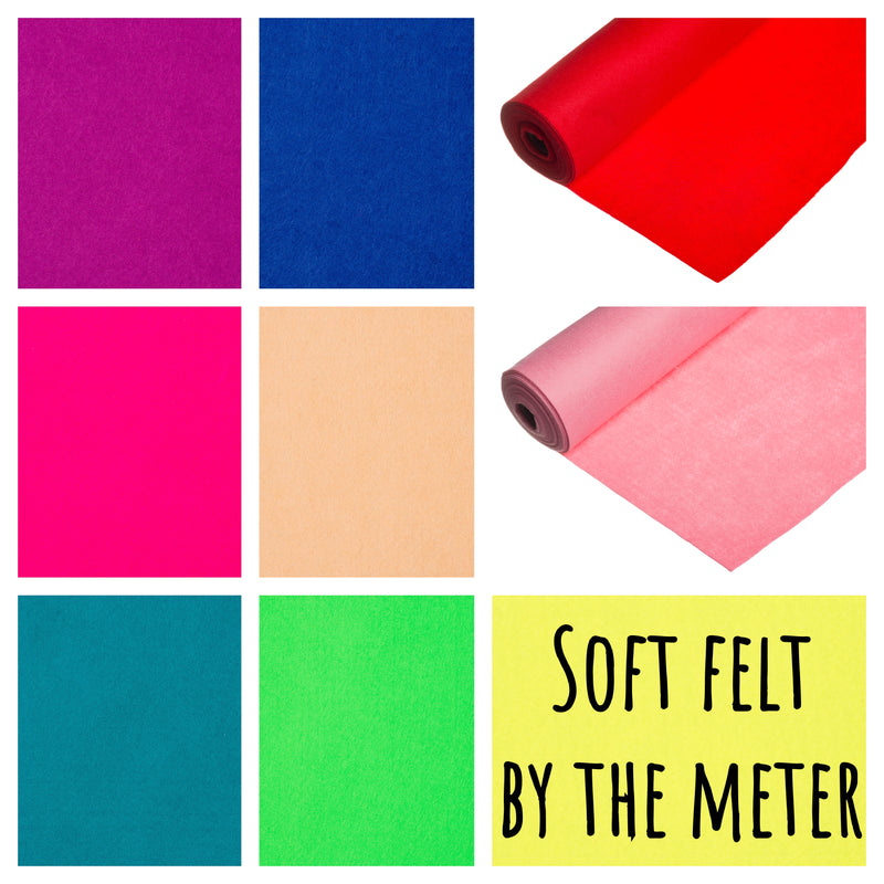 Super Soft 100% Acrylic Craft Felt by the metre