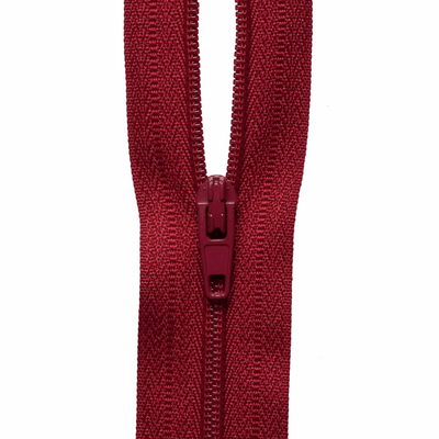 This lightweight nylon continuous zip is ideal for sleeping bags, bedding, cushions, bean bags, soft furnishing, clothing and haberdashery in wine